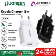 Kepala Charger iPhone Android USB A 1W QC 3. Fast Charging