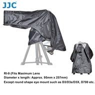 JJC กล้องดิจิตอลกันน้ำเสื้อกันฝนเสื้อกันฝนสำหรับ Canon EOS กล้องดิจิตอล SLR และกล้อง Nikon D Series เหมาะสำหรับ Canon 5D Mark III 5D Mark IV และเลนส์เทเลโฟโต้ขนาดกลางไม่รองรับกล้องติดตาทรงกลม