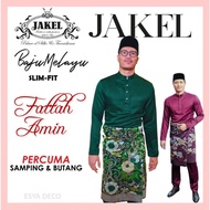 [NEW] JAKEL Baju Melayu FATTAH AMIN by JAKEL Cekak Musang Baju Raya FattahAmin 2025 Slim Fit