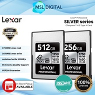 Lexar Professional CFexpress Type A Card 4.0 SILVER Series 8K | 256GB/512GB | 1750MB/s Read