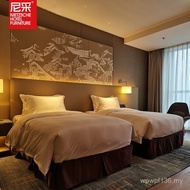 Jing Solid Wood hotel Star Victor's Room Luggage Rack hotel Set Business Nantong Furniture TV Cabine