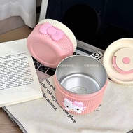 Hello Kitty Leak-Proof Lunch Box with Lid for Office Worker Portable Soaked Oatmeal 4/8