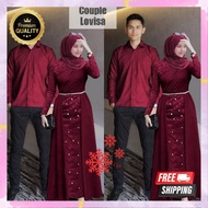 KEMEJA Latest Couple's Gamis Shirt Set Husband and Wife Clothing Set Bj Wedding Kopel Dress Premium 