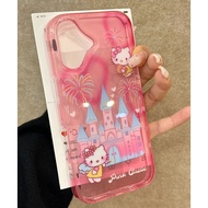 Luxury Kitty Castle Soft Casing Samsung S25 fe S25 Ultra S24 Fe Galaxy M15 M54 M23 M55 S23 S24 Plus 
