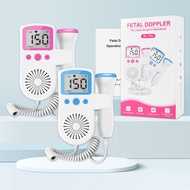 3.0 Fetal Doppler Portable Baby Heart Pregnancy Ultrasound Fetal Detector Machine Baby Heart Rate Mo