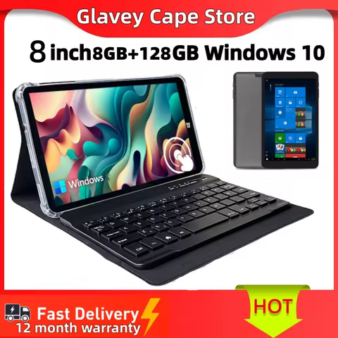 8 Inch 8GB DDR3 RAM 128GB ROM TC1 Windows 10 Tablet PC Z8350 1.33GHz 1920*1200 IPS Screen WIFI Quad 