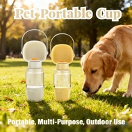 Pet 2 in 1 Water & Food Bottle Leakproof Pet Water Bottle Travel Water Bottle Dog Cat Water Cup Dog 