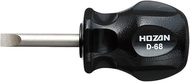 Hozan D-68 Stubby Driver, Easy to Use in Deep Narrow Areas, Total Length 3.3 inches (83 mm), Tip Siz