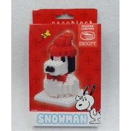 nanoblock USJ Snoopy Snowman