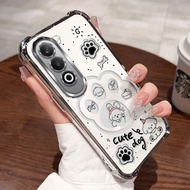 For Vivo V60 V50 Lite Phone Case Vivo V50 5G Puppy Handprint Plating Phone Case Soft Case with Lens 