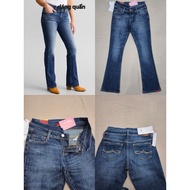 (Q4490) Low-waisted flared jeans (Size 27, 30) - Clearance