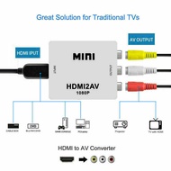 ตัวแปลงสัญญาณ HDMI TO AV อุปกรณ์แปลงสัญญาณภาพจาก HDMI เป็น AV