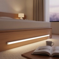 GEESO Home Genie Motion Sensor Night Light Bar - USB Rechargeable LED for Toilet, Kitchen, and Stair