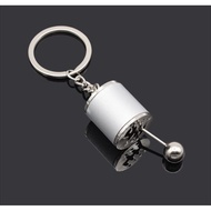 Gearbox gear head keychain manual transmission lever KeyChain creative car key chain accessory bag k