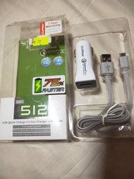 12-24V 車用USB QC2.0充電點煙器