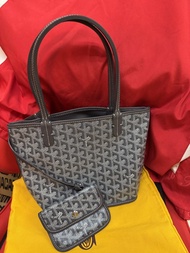 Goyard mini tote bag Goyard 細袋 經典印花手袋連銀包仔