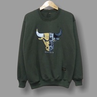 HIJAU MEN'S CREWNECK PREMIUMWanita Original M3NKA.ID/SWEATSHIRT UNISEX MOTIF - FREE STICKER FULL HAN