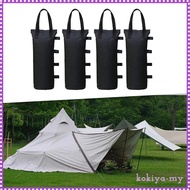 [KokiyaMY] 4 Pieces Weight Sand Bag Gazebo Sand Weight Bags Portable Canopy Sandbag Tent Weights Bags for Beach RV Awning (without Sand)