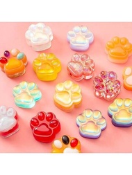 3D貓爪形狀香氛蠟燭矽膠模具，手工蠟燭材料蛋糕肥皂鑰匙扣吊飾珠寶樹脂模具，DIY禮品製作用品