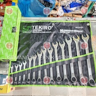 14PCS KUNCI RING PAS COMBINATION WRENCH SET 3/8-1 1/4 " INCH TEKIRO