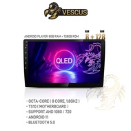 VESCUS Android Player  📳4G Sim📳 Octa-Core 🥇Android 11🥇 QLED Screen 8GB RAM 128GB ROM 4G SIM DSP SUPP