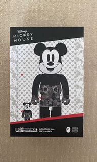 Bearbrick Mickey mouse x Bape ape Kaws Be@rbrick