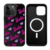 Barbie Magsafe Mirror Case for iPhone 14 13 12 11 Pro Max 14 Plus Magnetic Ring Case Premium Quality Wireless Charge Support Hard Phone Casing Protective Shockproof Case Cover