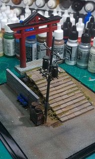 [預訂] 1:64 場景模型 小鳥居場景