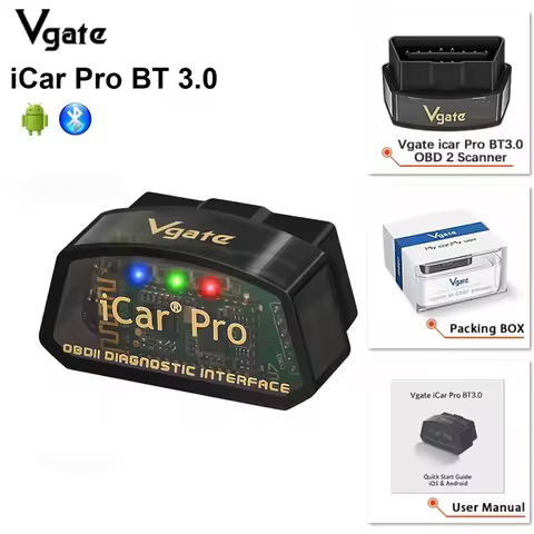 best Vgate iCar Pro elm327 V2.3 OBD2 Car diagnostic Tool BT Bluetooth 3.0 For Android ODB2 Car Scann