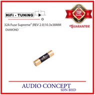 Hifi Tuning Diamond Supreme³ Copper Fuse 10.3x38 MM Audio Installation Fuse (Handmade In Germany)