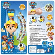 Paw Patrol Projector Watch Chase Marshall Rubble Skye