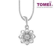 TOMEI Diamond Pendant Set, White Gold 585 (14K) (P6239)