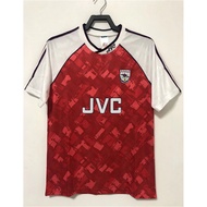 1990 1991 1992 Retro Jersey 90 91 92 Arsenal home Men's Sports shirt