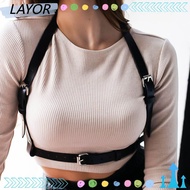 LAY Harness Strap Belts Leather Waist Belt Straps Sculpting Harness Goth Body Bondage Cage