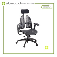 Bogart E8902 Ortho Back Lumber Support Mesh Chair Ergonomic Chair Office Chair - Free Installation ( 5 Year Warranty)