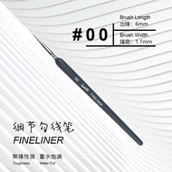 SeamiArt 1ชิ้น Hook Line Paint Brush Set สีน้ำอะคริลิคภาพสีน้ำมัน Drawing Liner ปากกา Detail Paint Brush