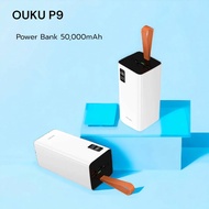 OUKU P9 แบตสำรอง พาวเวอร์แบงค์ 50000mAh ชาร์จพร้อมกันได้หลายอุปกรณ์ รองรับPD20W