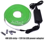 cod DC12V SMD 2835 Flexible led strip neon ribbon lights 6 X 12mm silicone tube IP68 Red Green Blue 