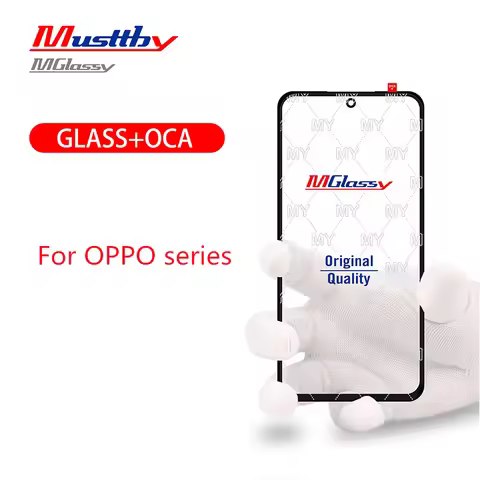 5pcs Musttby Front Screen Glass With OCA For OPPO ACE K10X K10Pro Reno 5 RENO 5E Reno 5F Reno6 Reno6