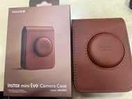 有現貨日本富士膠片Fujifilm INSTAX mini Evo 即影即有相機套 相機袋  保護套 Case （啡色）