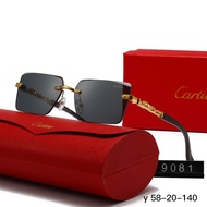 Ladies Cartier Frameless Sunglasses Leopard Logo 9018 KK