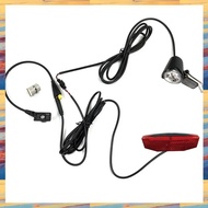 (GMEX) 6-60V Electric Bike Lights Headlight Taillight Speed Transmitter 180cm Cable for Tsdz2 Mid Dr