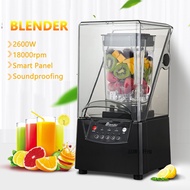 Heavy Duty Blender 1.8L Fruit Juicer Food Multifunctional Soundproof 2600W Commercial Blender