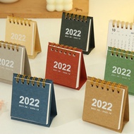 Desktop Calendar 2022 Kraft Paper Daily Scheduler Mini Calendar kawaii desk planner Yearly Monthly Calendar Agenda Organizer