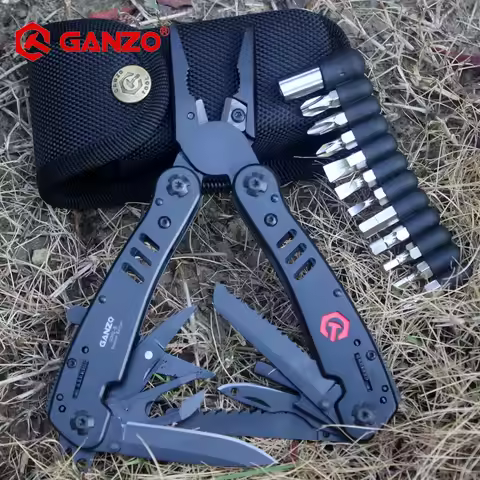 Ganzo G302B G302H Multi Tool Knife Plier EDC Tools Folding Multitool Pliers Multifunction Capming Fi