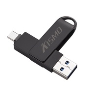 Kismo USB3.0 Type-C ไดรฟ์ปากกา 32gb 64gb type-c memory stick otg USB Flash Drive สำหรับ Huawei P10 P20 Mate 20 Xiaomi mi9 mi8 mi6