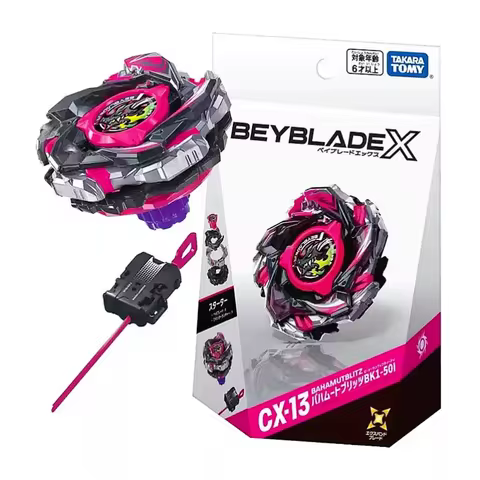 Genuine Takara Tomy Beyblade X CX13 Bahamut Blitz With Launcher CX14 Starter CX15 Booster Competitiv