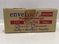 Envelope 4”X9” White Window (500’s)