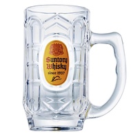 แก้วเบียร์ Suntory Classic Retro Horn Bottle Glass Whiskey Cup Commemorative Cup Beer Cup Japanese S