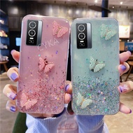 2021 New Butterfly Casing VIVO Y76 5G Y12S M Y20S D Bling Clear Star Space TPU Softcase Back Cover for VIVO Y76 5G Phone CaseVIVOY76